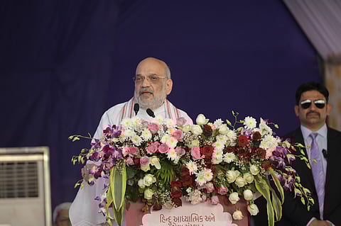 Union Home and Cooperation Minister Amit Shah, during his visit to Gujarat, declared that Indians now speak of their Hindu identity with pride.
