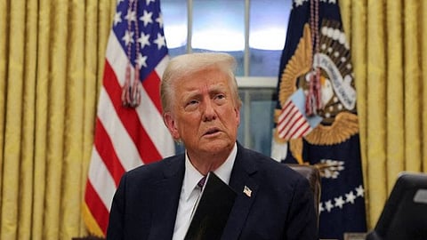 Trump's order attempts to redefine the 14th Amendment to the US Constitution, which decrees that anyone born on US soil is a citizen.