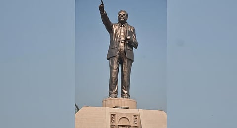 Ambedkar statue in Vijayawada