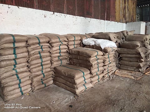 The seized tobacco products