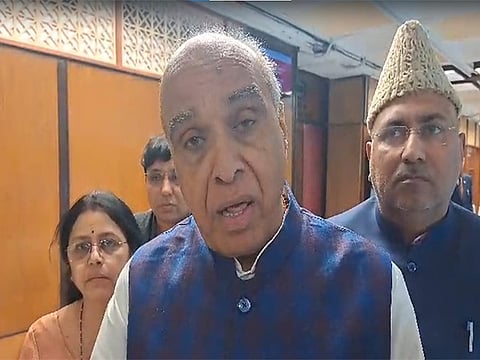 Waqf JPC chairman and BJP MP Jagdambika Pal.