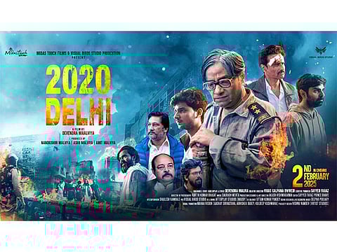 A poster of the movie 2020 Delhi