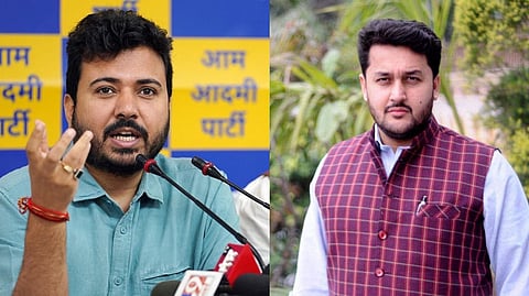 AAP MLA Durgesh Pathak, BJP’s Umang Bajaj