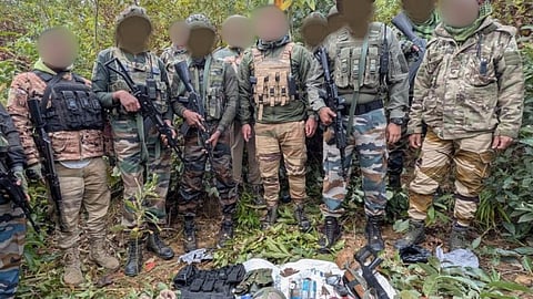 35 weapons, ammunition recovered in joint security operations in Manipur