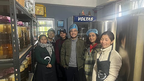 The startup, Syangbo’s Living Food and Beverages Pvt Ltd, was founded by Ashish Syangbo Tamang, Sabnam Tamang, and Pritam Subba, IIM-Calcutta alumnus.