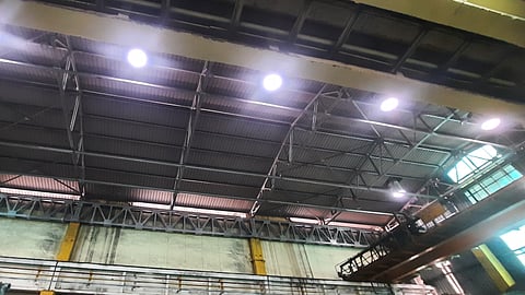 Bengaluru's Rail Wheel Factory has tapped sunlight to illuminate its spacious floor; the Piped Daylighting System is being installed at RWF, Yelahanka.