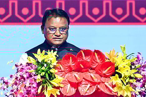 Chief Minister Mohan Charan Majhi on Thursday left for Mumbai to take part in the three-day India Steel-2025 conference at the Bombay Exhibition Centre there.