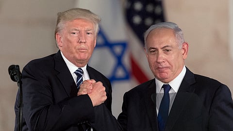 US President Trump and Israeli Prime Minister Netanyahu