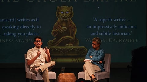 Anirudh Kanisetti in conversation at a book launch by Prakriti Foundation