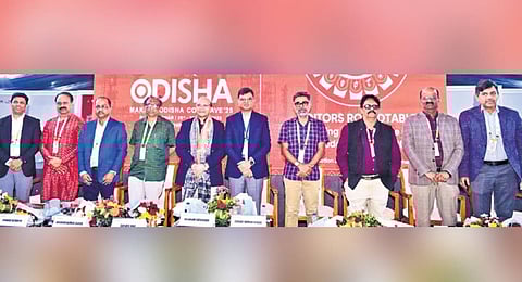 I&PR dept secretary Sanjay Singh with editors at the roundtable on Wednesday