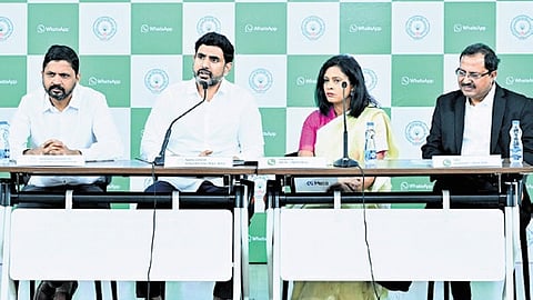 IT Minister Nara Lokesh launches WhatsApp governance