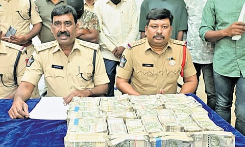 Vijayawada railway police arrest three, recover Rs 64 lakh cash