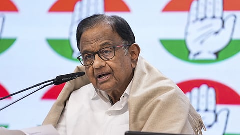 Congress leader P Chidambaram.