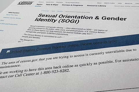The State Department on Friday removed the option to select “X” as a gender on passport applications for nonbinary applicants.