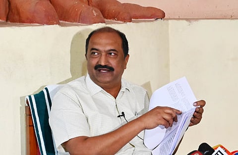 Kerala Finance minister KN Balagopal press conference at Thiruvananthapuram on Saturday