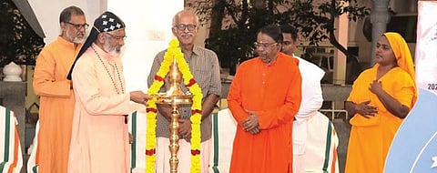 World Interfaith Harmony Week being inaugurated at Santhigiri Ashram in T’Puram
