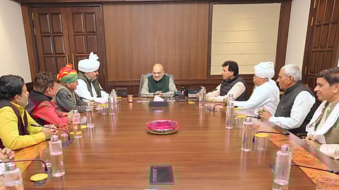 Home Minister Amit Shah met representatives from 36 communities across 360 villages in Delhi on Sunday.