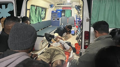 Mickel Jurcen before being transferred to Pollachi Government Hospital