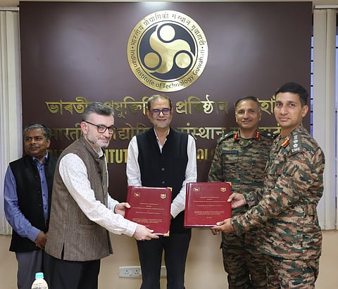 Army’s Tezpur-based 4 Corps and IIT Guwahati signed a MOU for Epoxy bamboo-based composites.
