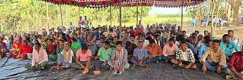 Several tribes led by Aadivasi Sankshema Parishat conducted a public meeting against the proposal to set up of thermal power plant in Amadalavalasa