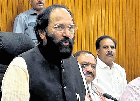 Irrigation and Civil Supplies Minister N Uttam Kumar Reddy.