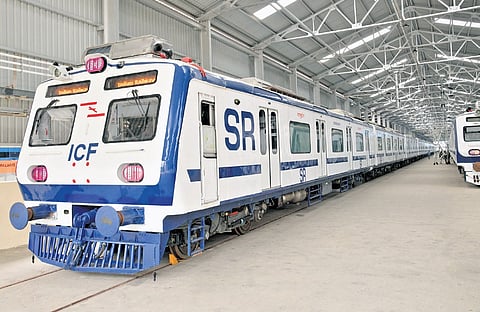 ICF is expected to hand over the 12-rake AC train to the Chennai division in two weeks