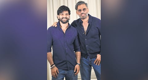 Roopesh Shetty and Suniel Shetty