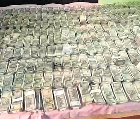 The cash was seized from Mohapatra’s house.