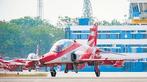 The biennial Aero India organised by the Defence ministry
