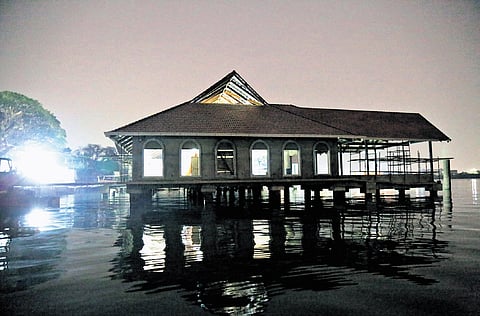 Construction of Water Metro terminal at Mattancherry is almost finished | T P Sooraj