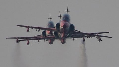 Image of Surya Kiran Aerobatic team used for representational purpose.