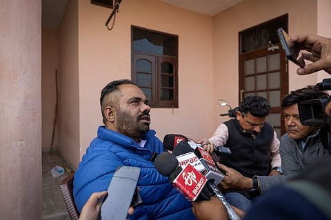 The case was filed against Satnam Singh of Kotli Khehra village on the complaint of Daler Singh of Salempura village in Rajasansi, Amritsar. Daler was among the 104 deported Indian migrants.