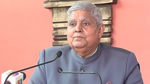 Vice President Jagdeep Dhankhar at the inauguration of the third edition of the Karnataka Vaibhava Literature and Cultural Festival.