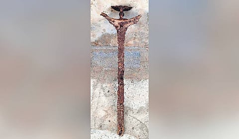 The sword that was found