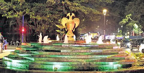 LED lights installed at Hudson Circle under the Brand Bengaluru initiative
