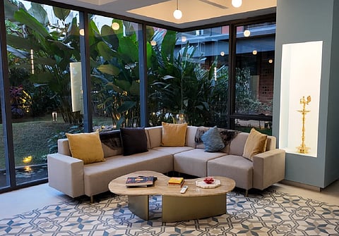 A cosy common space in Priya Living