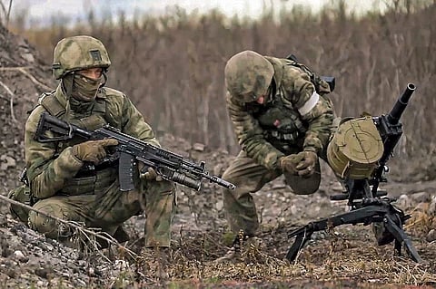 Russian soldiers image used for representative purposes only.