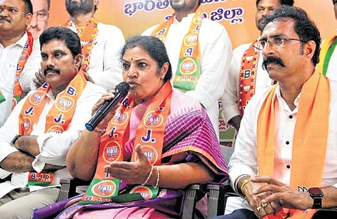 Andhra state BJP president Daggubati Purandeswari