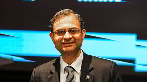RBI Governor Sanjay Malhotra at a press conference at the RBI headquarters