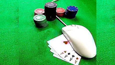 Representtative image of online gambling.