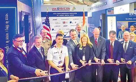 The US Partnership Pavilion at Aero India 2025