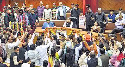 Earlier budget sessions have witnessed much tussle between AAP and BJP