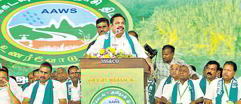 Edappadi K Palaniswami addressed the event on Sunday.