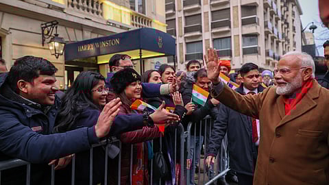Prime Minister Narendra Modi in Paris.