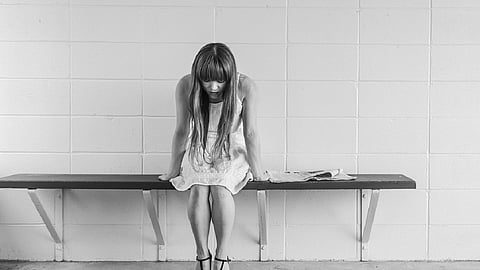 Representative picture showing PCOS affecting mental health