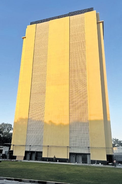 RSS returns to old address featuring three 13-storey towers, modern tech