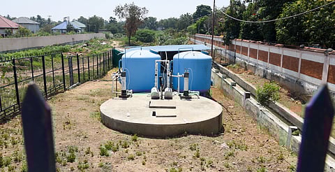 The Tiruchy corporation completed the sewage treatment plant’s
installation at the science park in Srirangam in March 2024