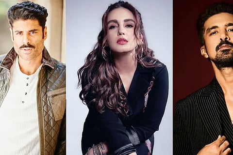 (From left) Sikandar Kher, Huma Qureshi and Saqib Saleem