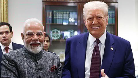 PM Narendra Modi meeting US President Donald Trump in the White House