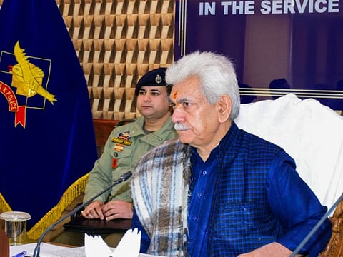 Jammu-Kashmir Lt Governor Manoj Sinha